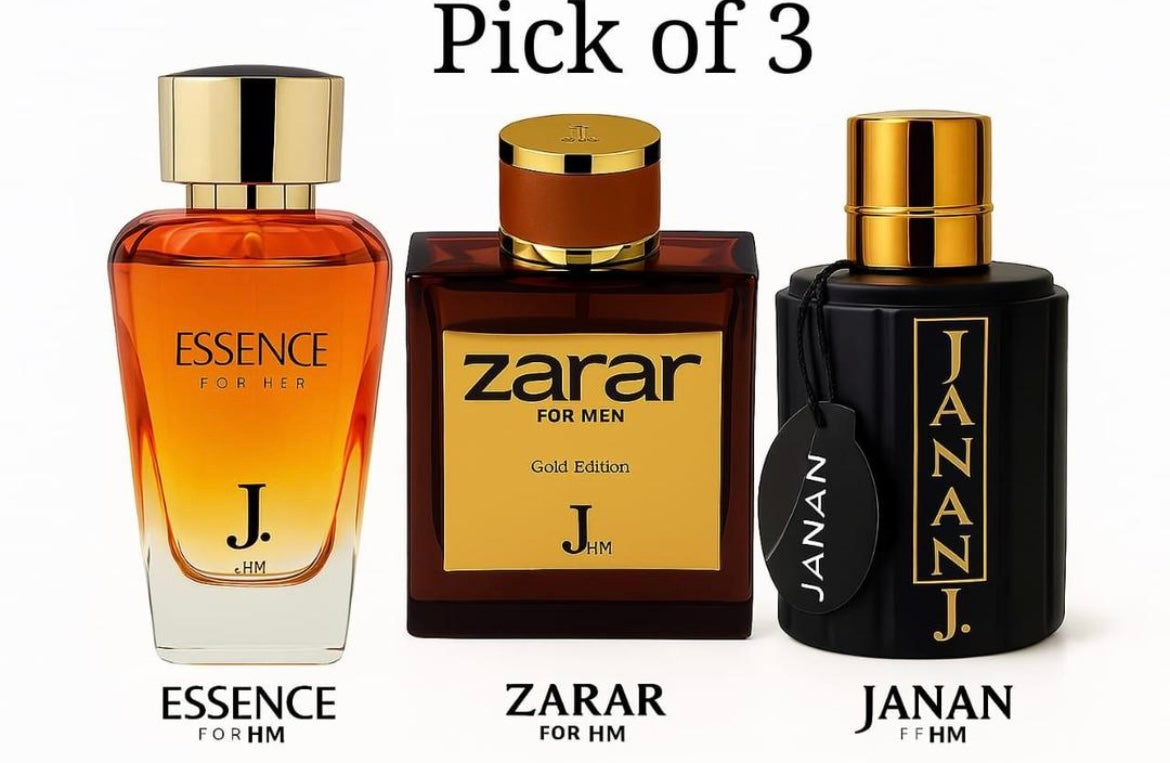 (Pack of 3) Janan Gold + Zarar + Essence